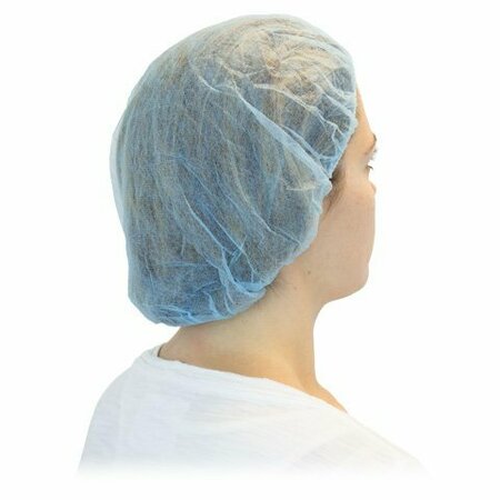 THE SAFETY ZONE 24in Bouffant Cap Blue 100BG, 100PK DBBL-24-1-BG